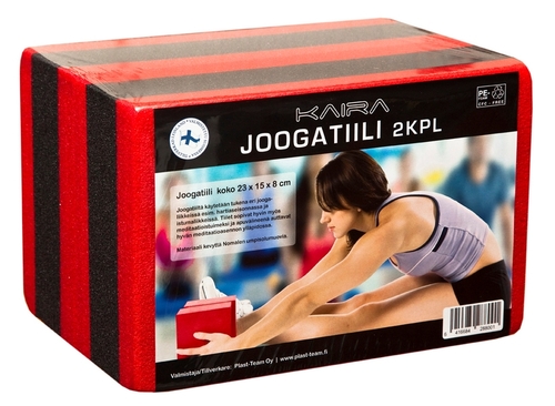 Kaira joogatiilet 23 x 15 x 8 cm / 2 kpl Kaira joogatiilet 23 x 15 x 8 cm / 2 kpl